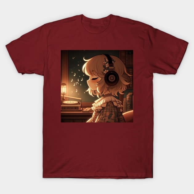 Lo-fi Girl T-Shirt by Donkeh23